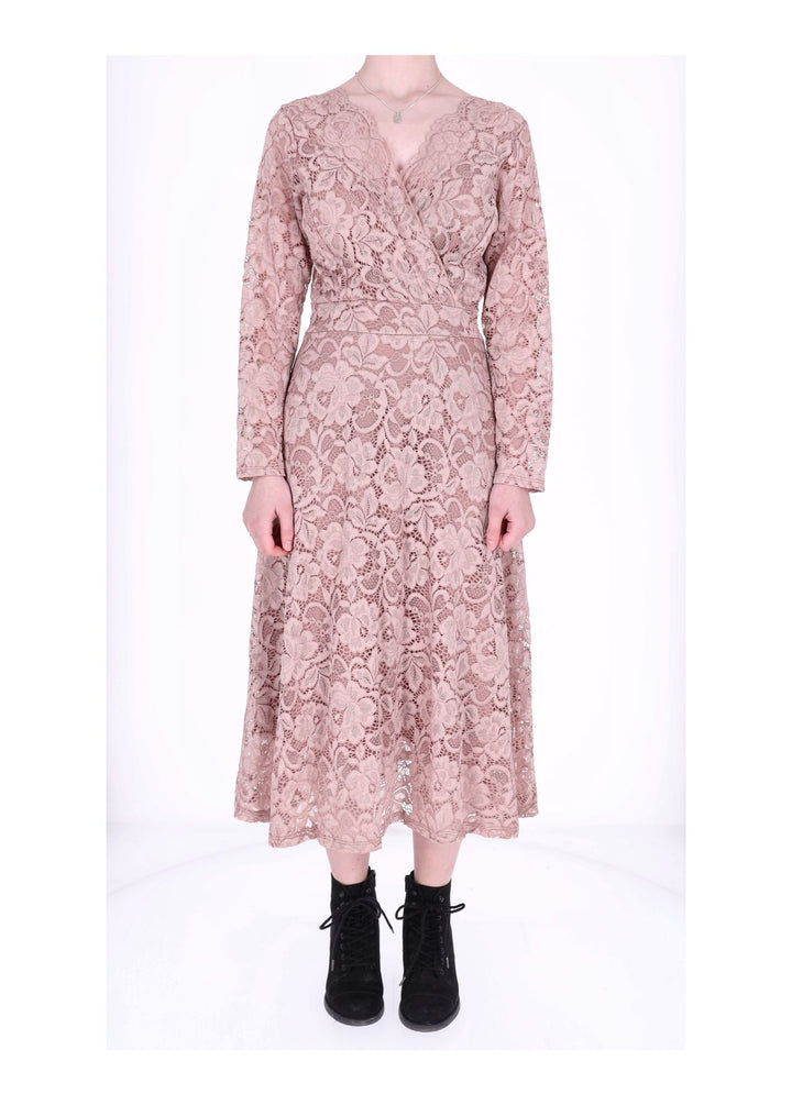 Kleid Spitze Langarm