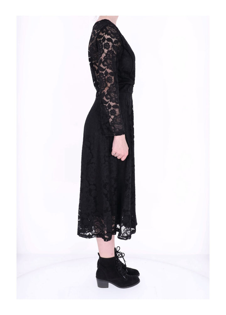 Kleid Spitze Langarm