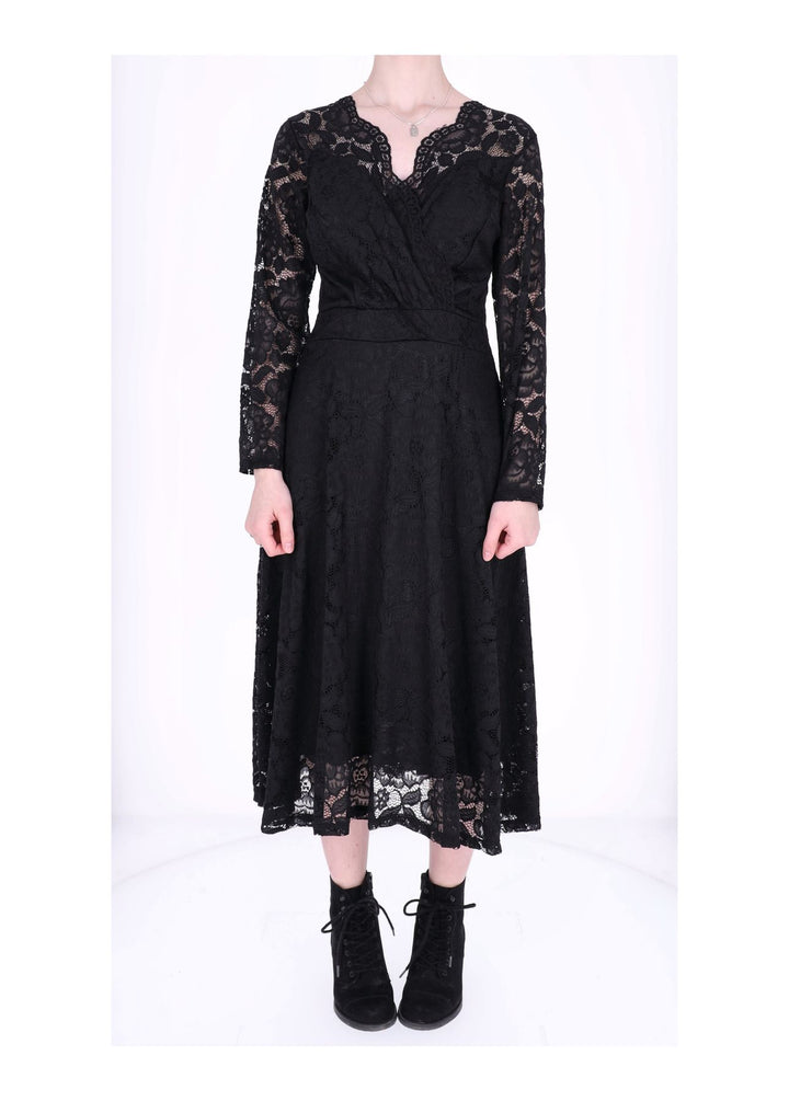 Kleid Spitze Langarm