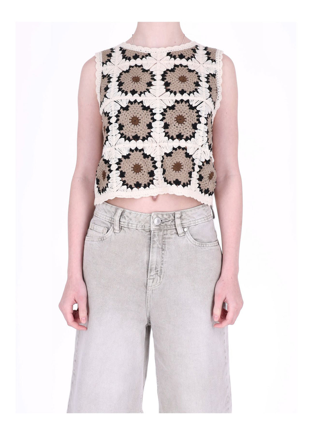 Top Damen Häkel Granny