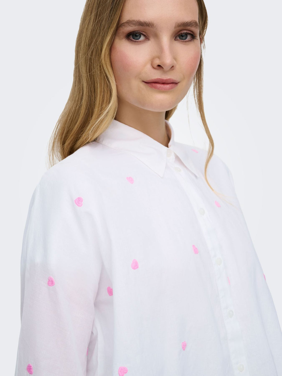 ONLNEW LINA GRACE LS EMB SHIRT NOOS