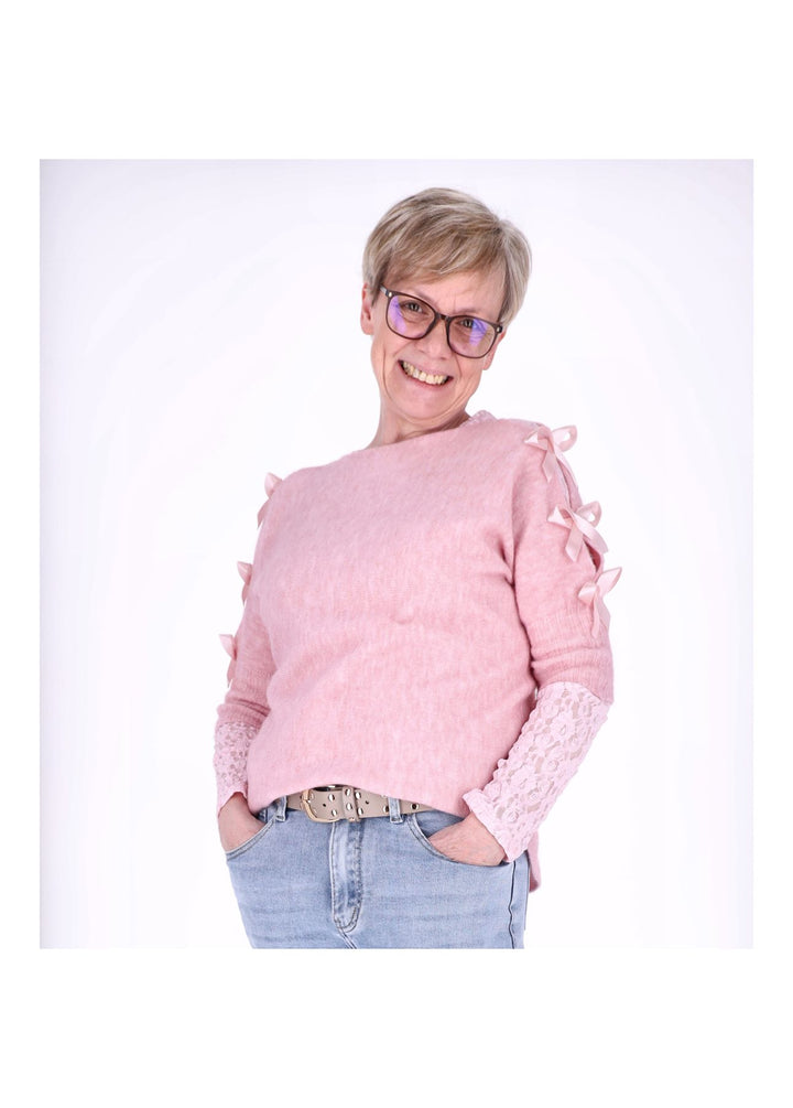 Splash of Color Spitzenshirt Damen