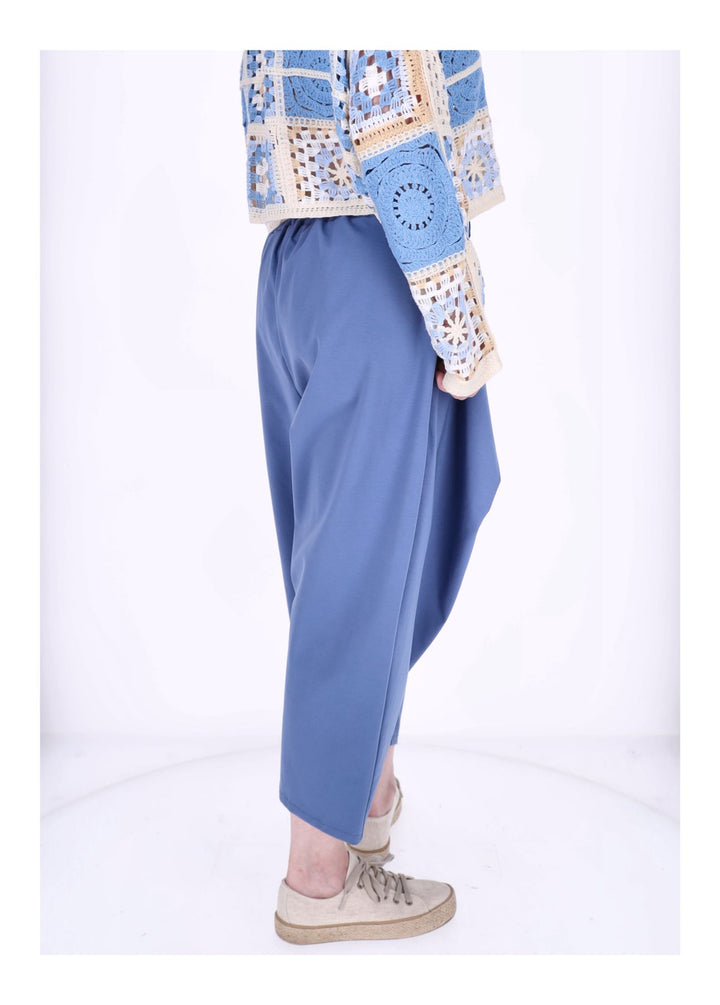 Hose Damen Punto Roma Knopf