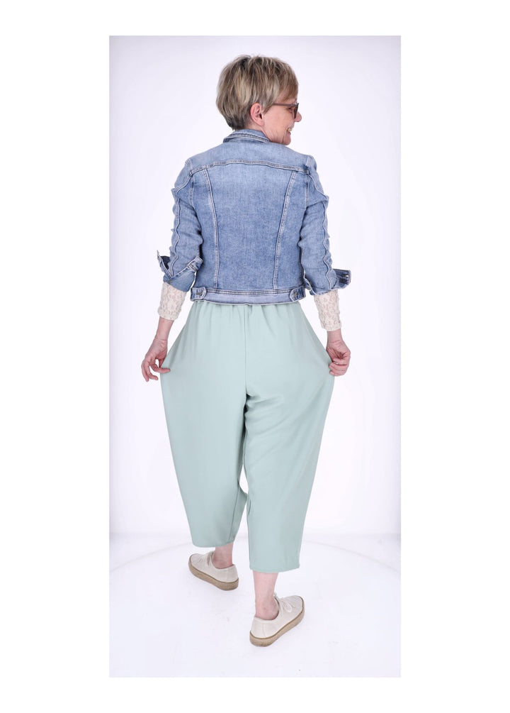 Hose Damen mit Knopf