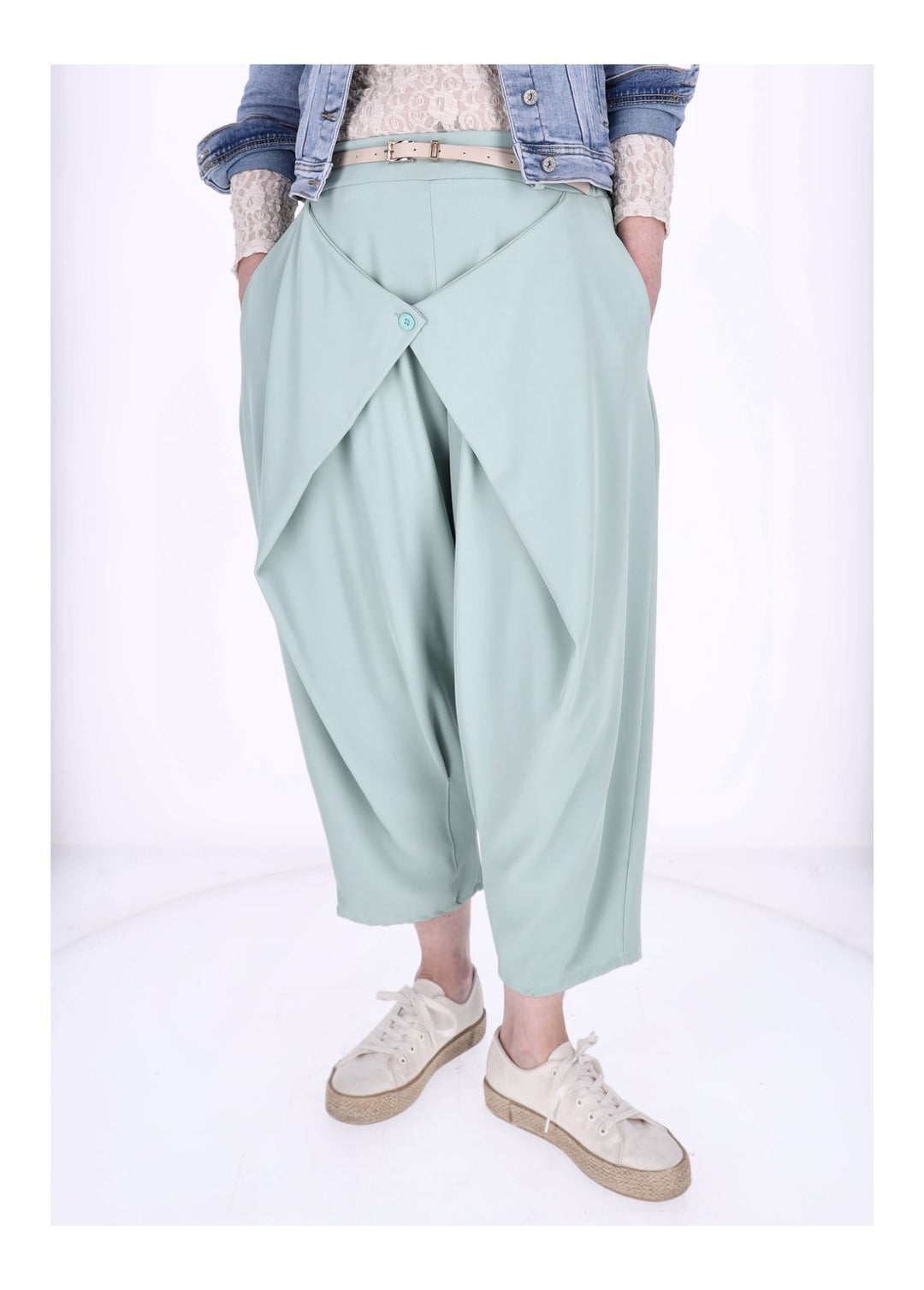 Splash of Color Damen Hose mit Knopf