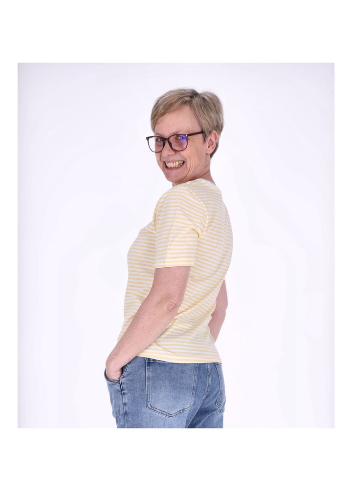 ONLHAPPY LIFE S/S EMB TOP JRS