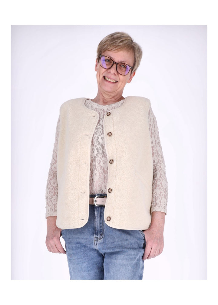 ONLY Baby Life Teddy Strickweste Damen