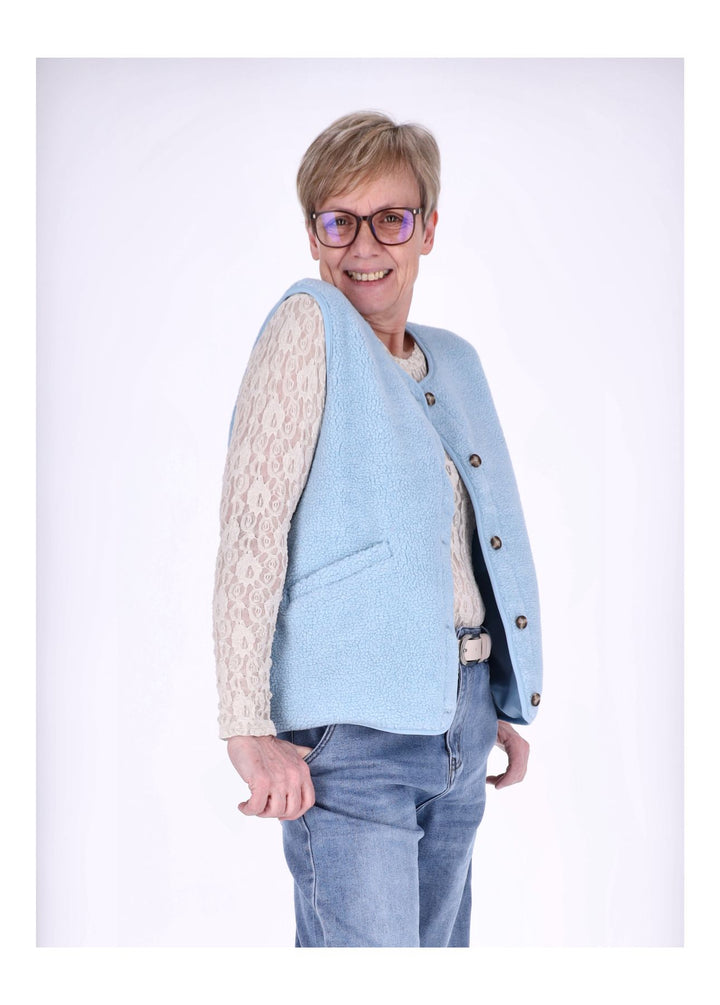 ONLY Baby Life Teddy Strickweste Damen