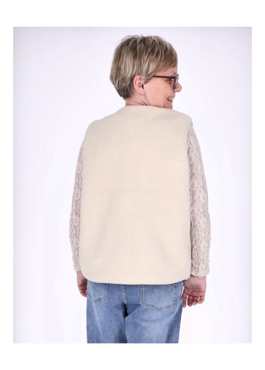 ONLY Baby Life Teddy Strickweste Damen