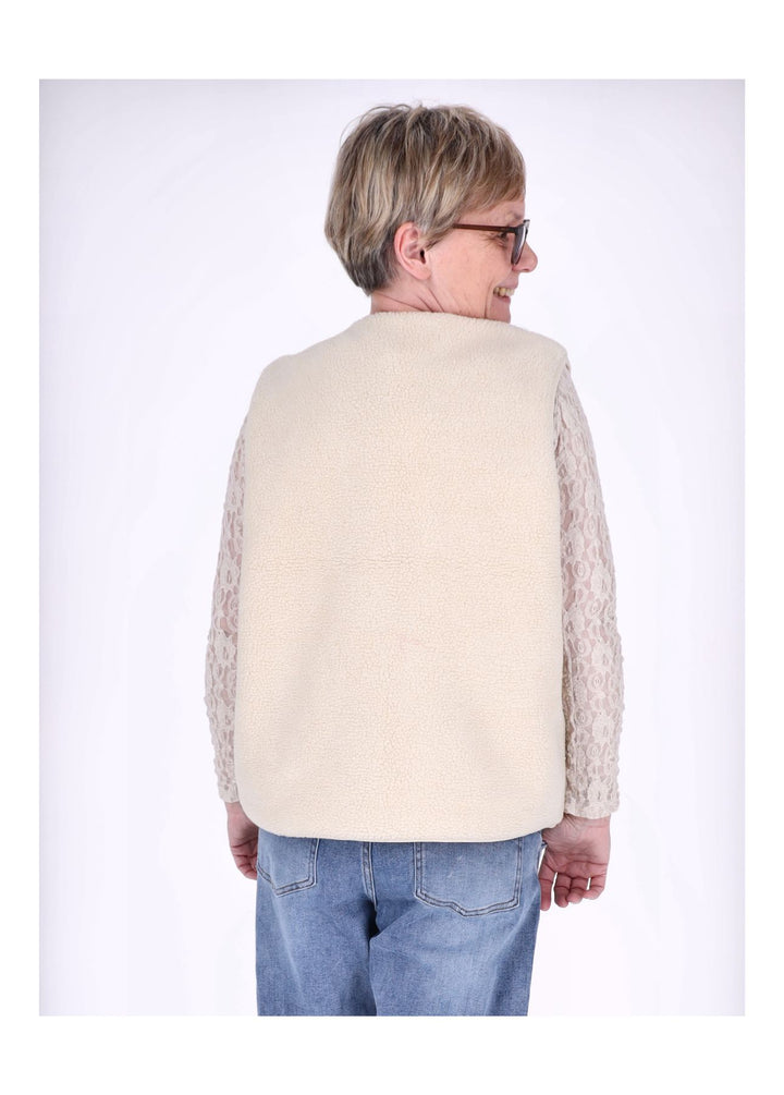 ONLY Baby Life Teddy Strickweste Damen