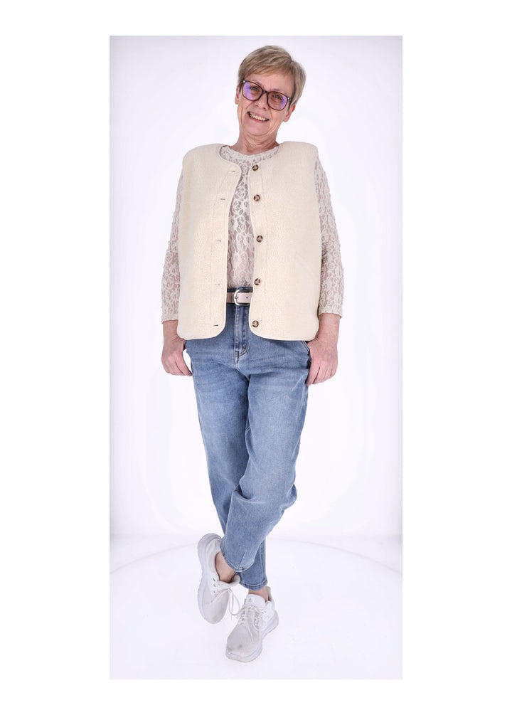 ONLY Baby Life Teddy Strickweste Damen