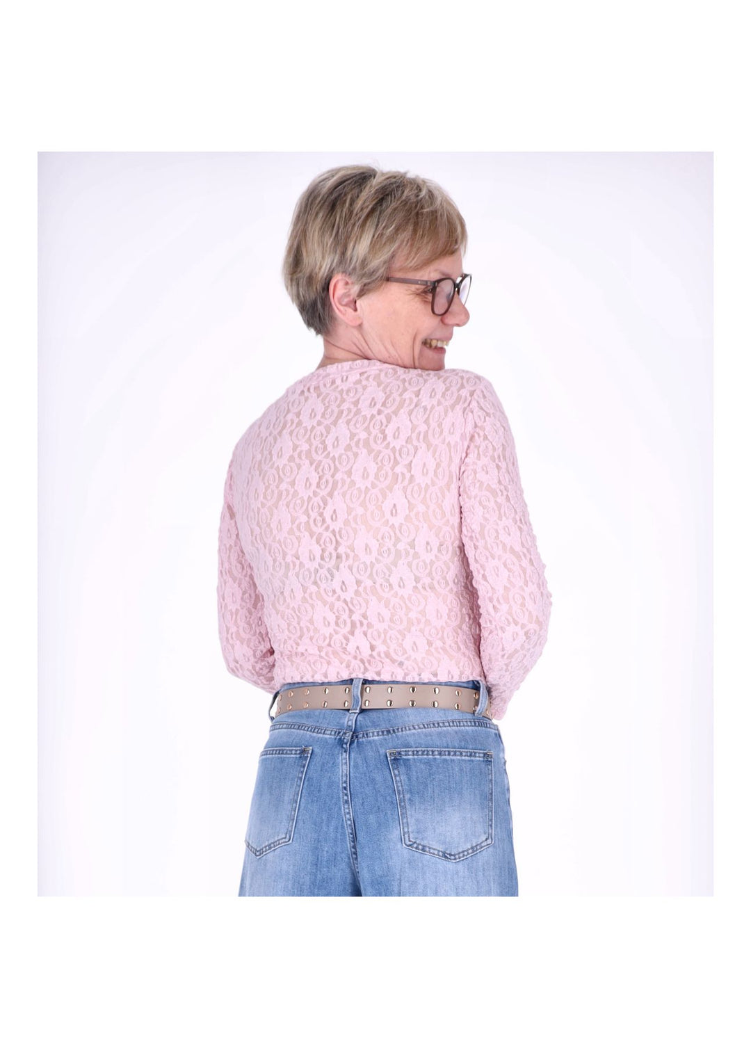 Splash of Color Spitzenshirt Damen