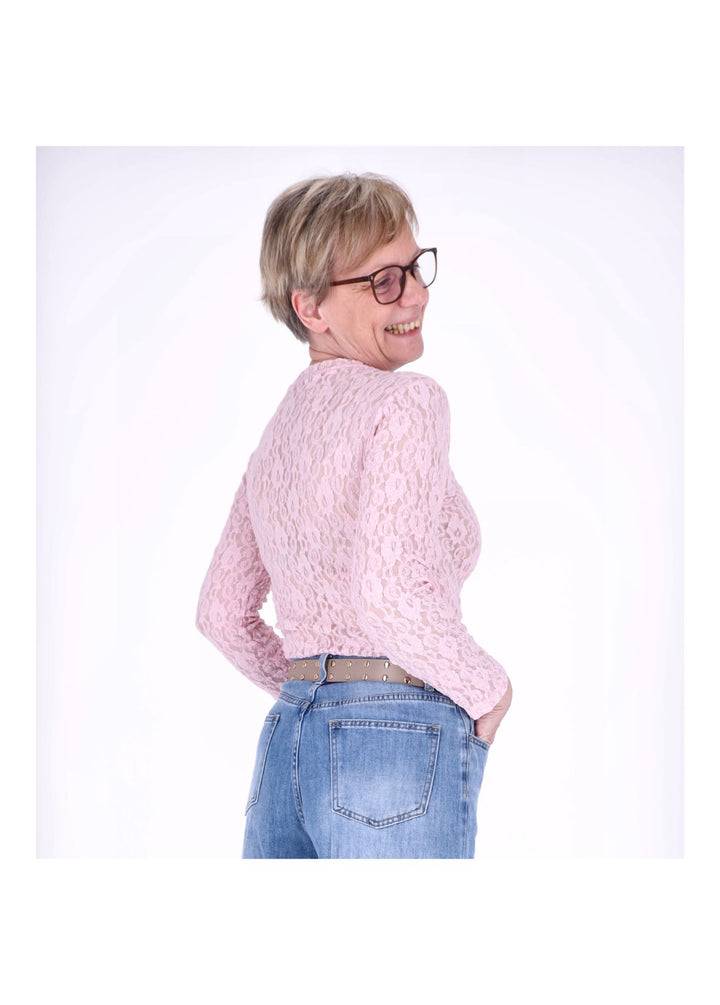Splash of Color Spitzenshirt Damen