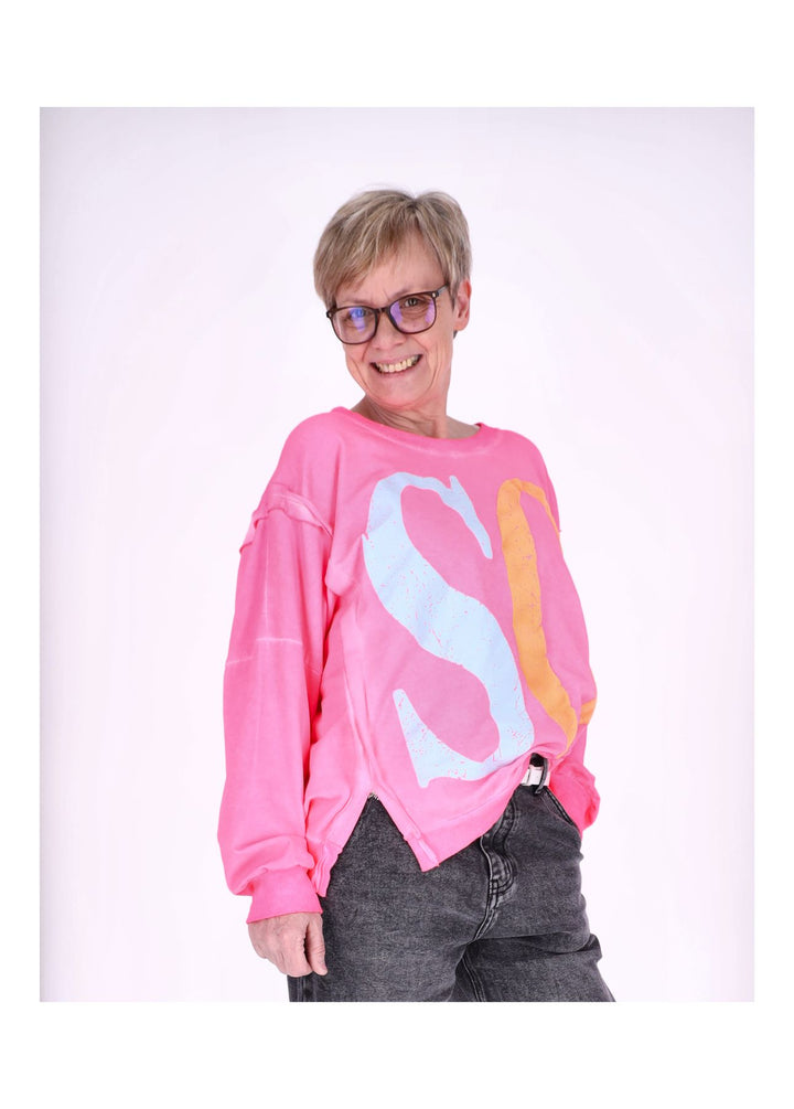Splash of Color Damen Sweatshirt Oversize