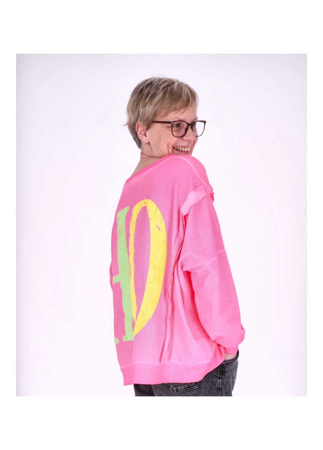 Splash of Color Damen Sweatshirt Oversize