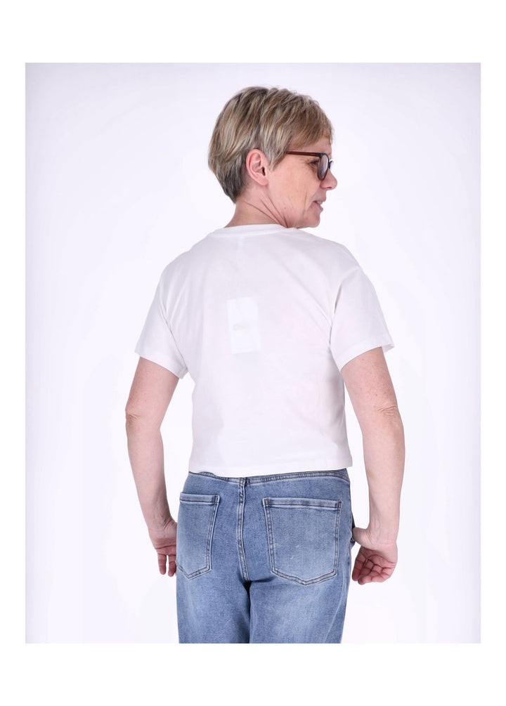 ONLY Boxy-Crop T-Shirt Damen Bio-Baumwolle