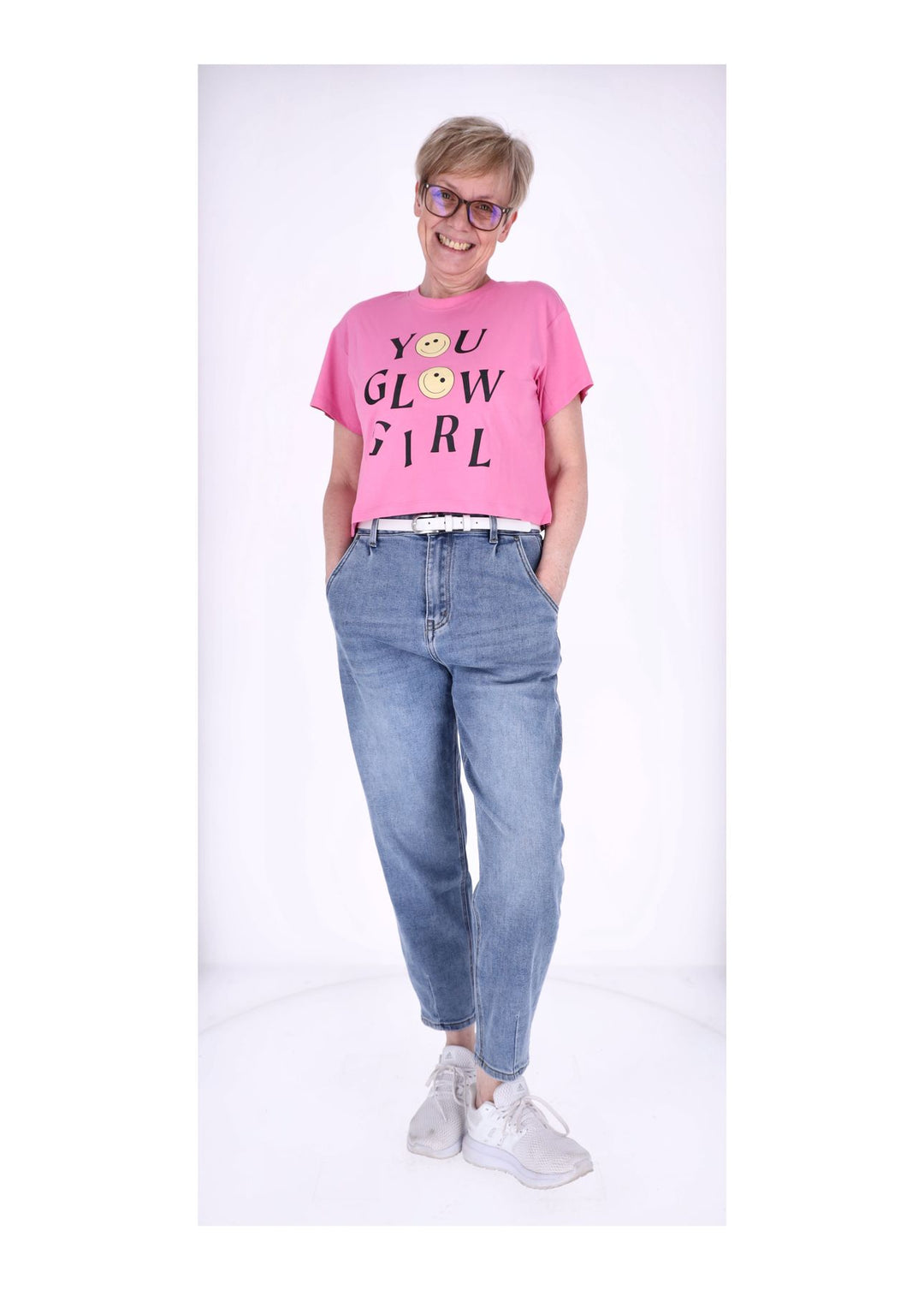 ONLY Boxy-Crop T-Shirt Damen Bio-Baumwolle