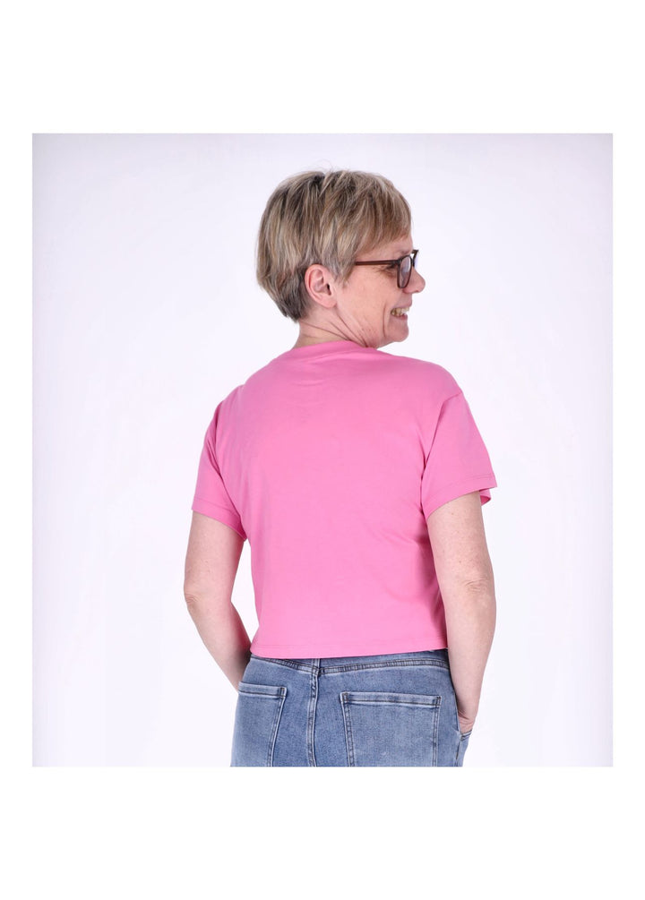 ONLY Boxy-Crop T-Shirt Damen Bio-Baumwolle