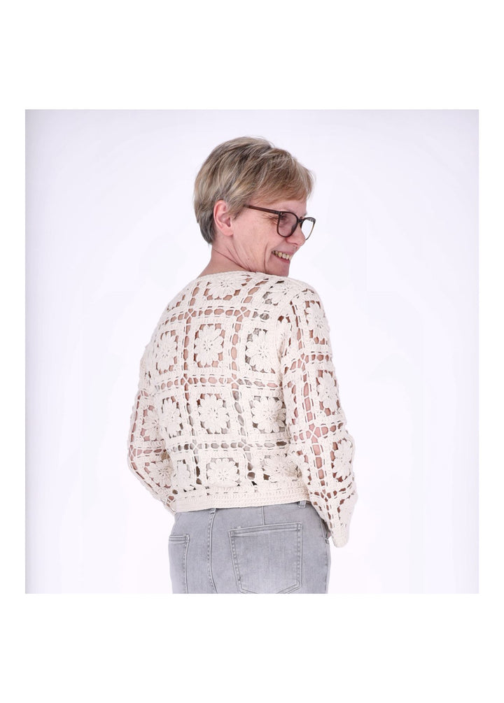 Strickjacke Häkel Damen