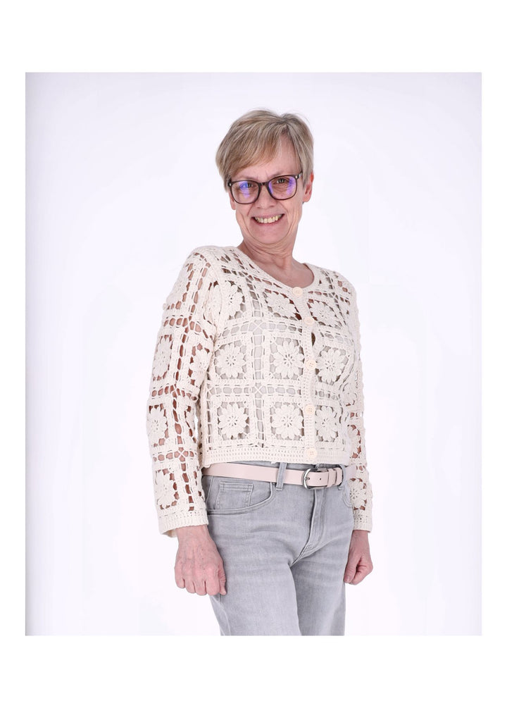 Strickjacke Häkel Damen