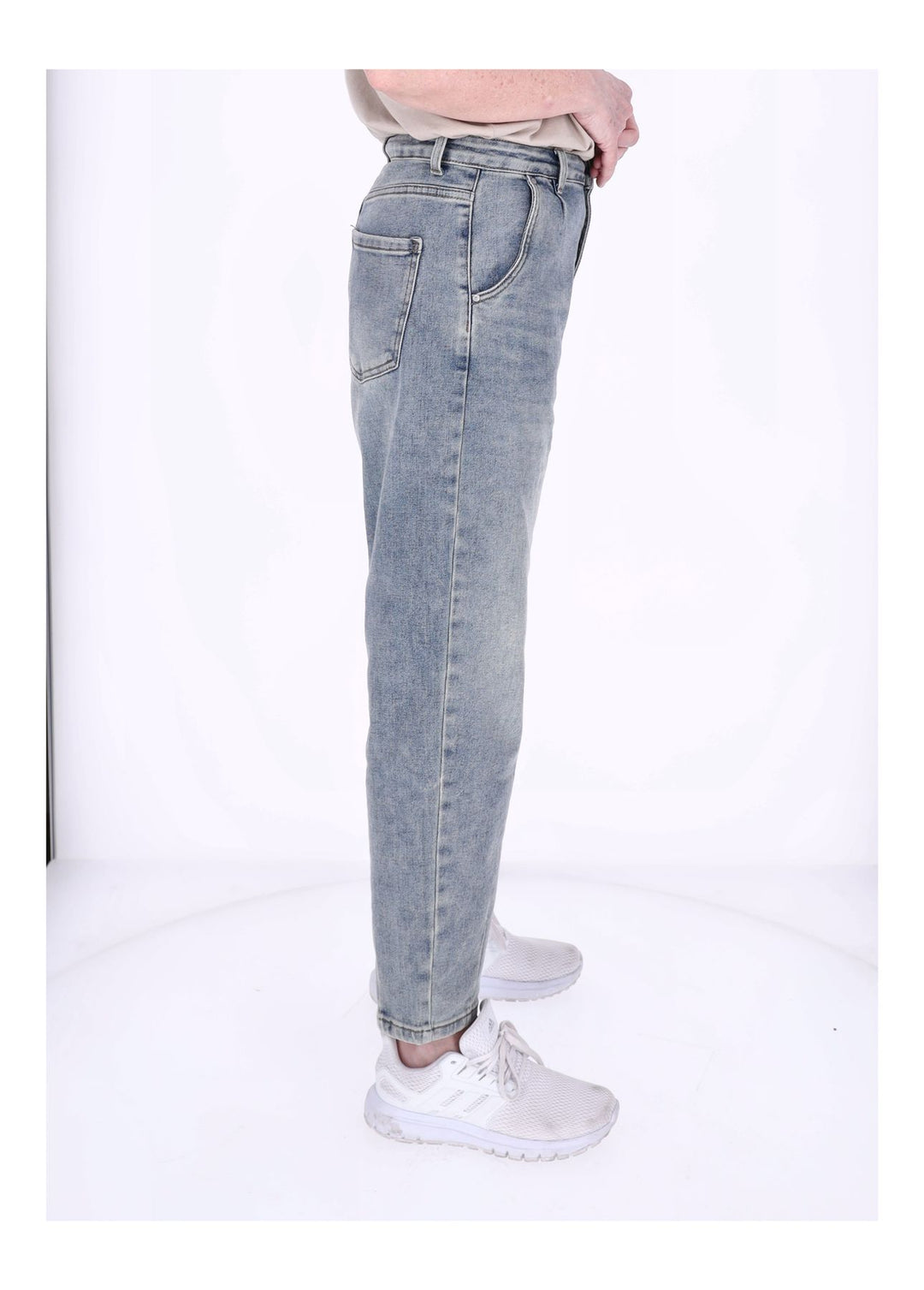 Damen Jeans Karotte Naht