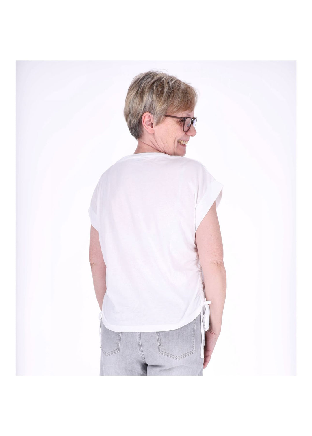 FM Damen-Shirt Kurzarm Baumwolle Modal