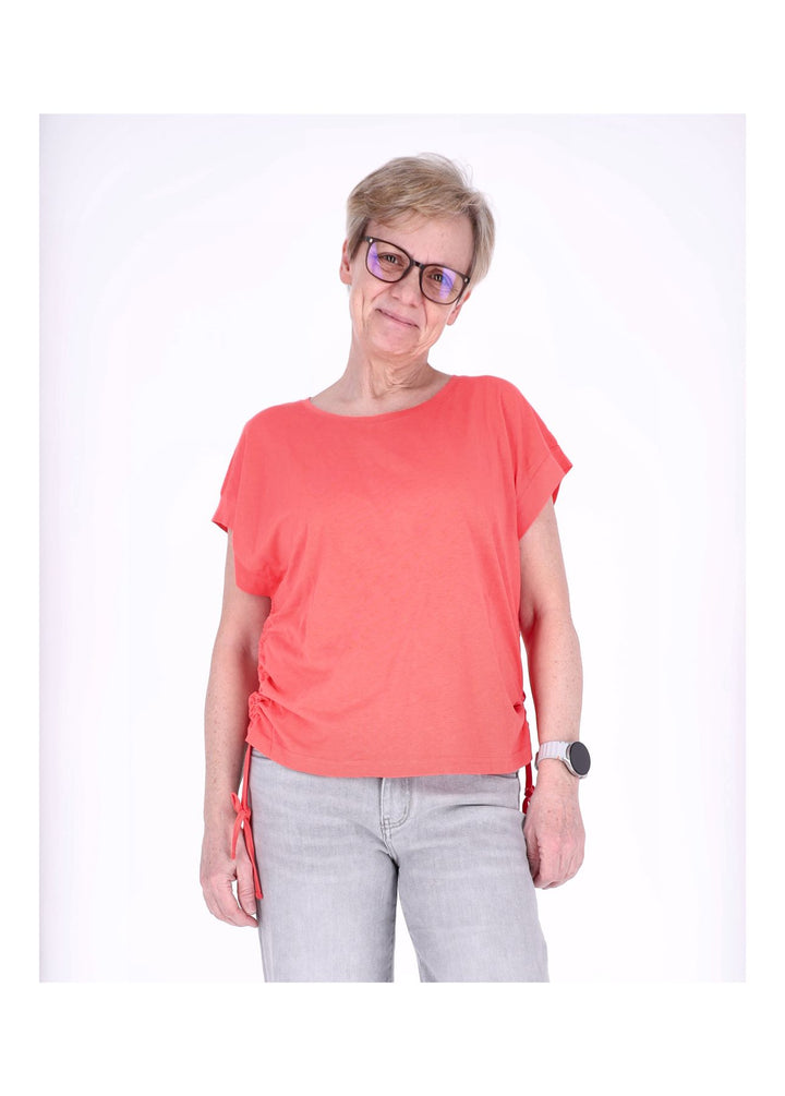 FM Damen-Shirt Kurzarm Baumwolle Modal