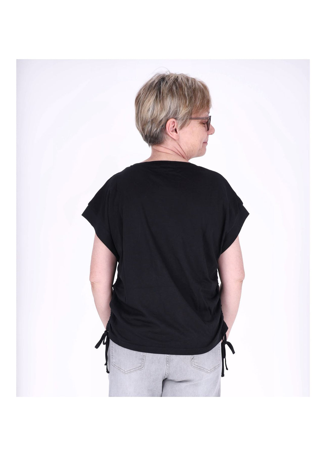 FM Damen-Shirt Kurzarm Baumwolle Modal