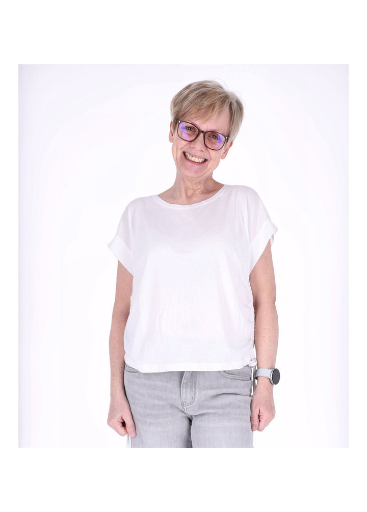 FM Damen-Shirt Kurzarm Baumwolle Modal