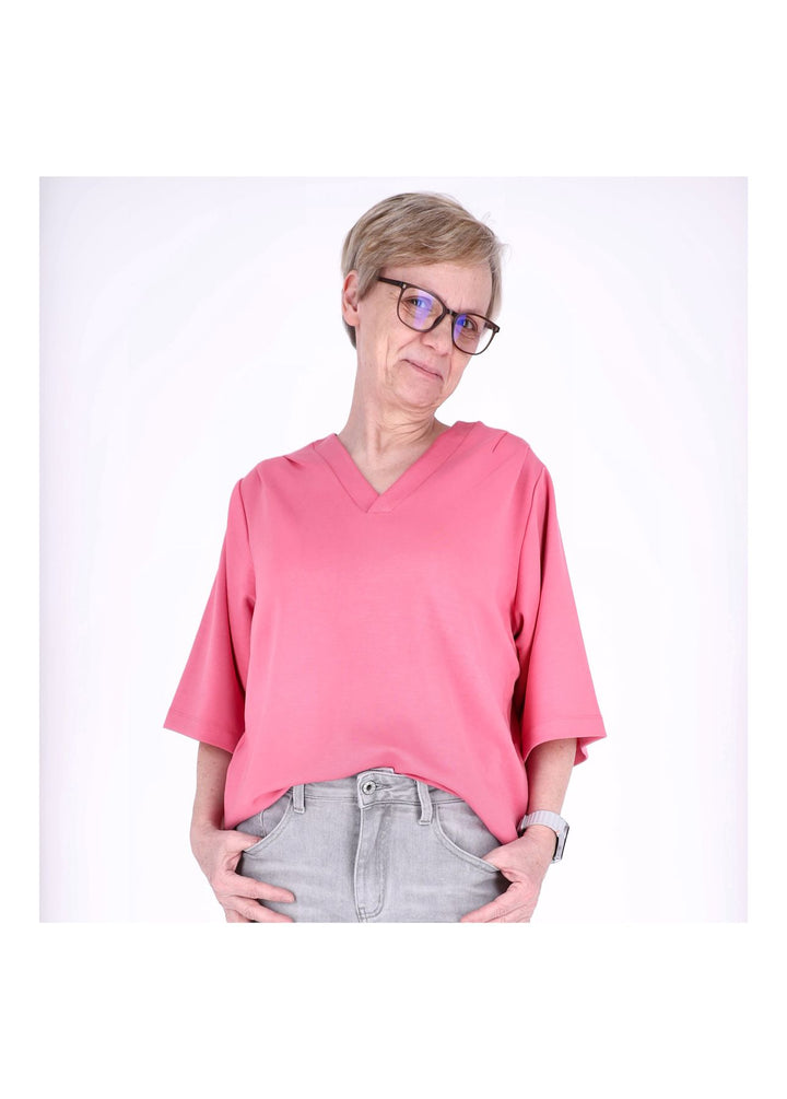 Soyaconcept Damen Shirt V-Ausschnitt