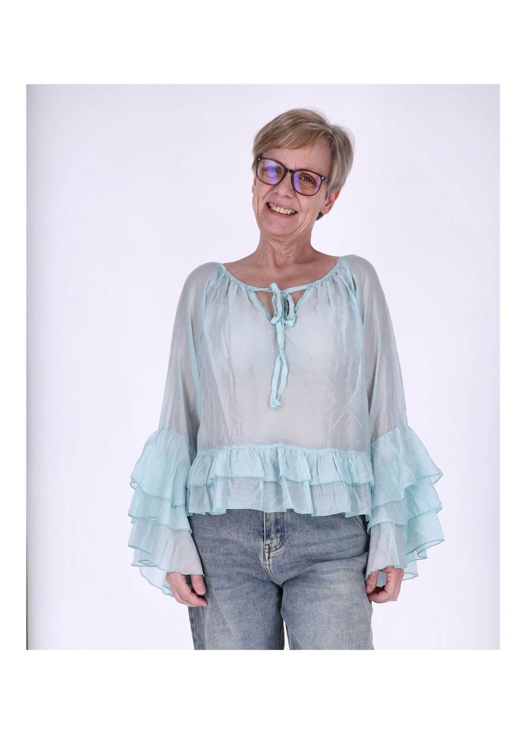 Splash of Color Blusenshirt Tunika