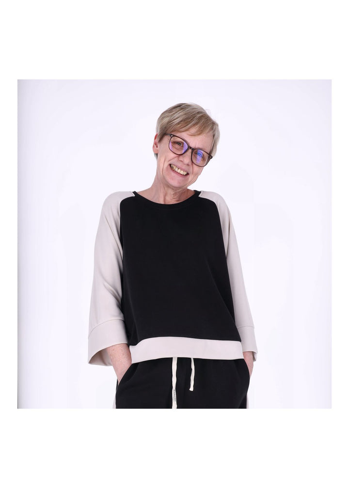 Sweatshirt Damen 3/4 Arm