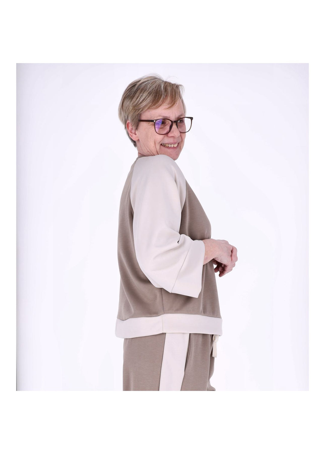 Sweatshirt Damen 3/4 Arm