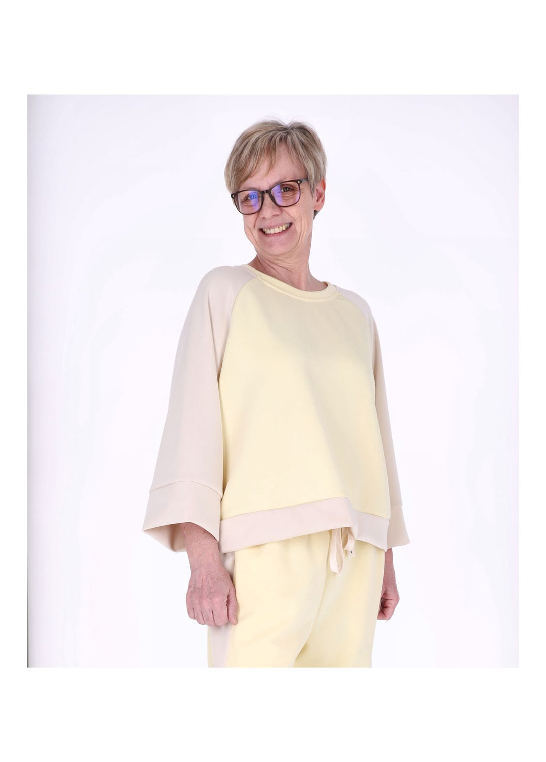 Sweatshirt Damen 3/4 Arm