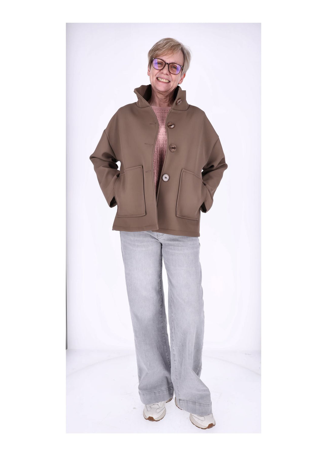 Jacke Damen Stehkragen