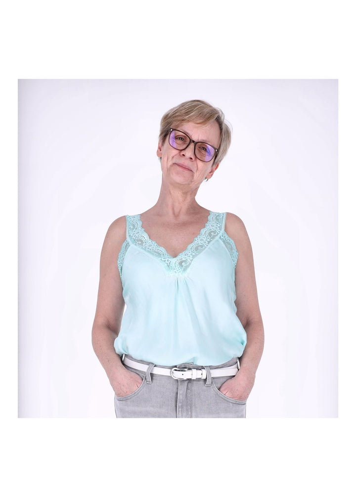 Splash of Color Damen-Top Viskose
