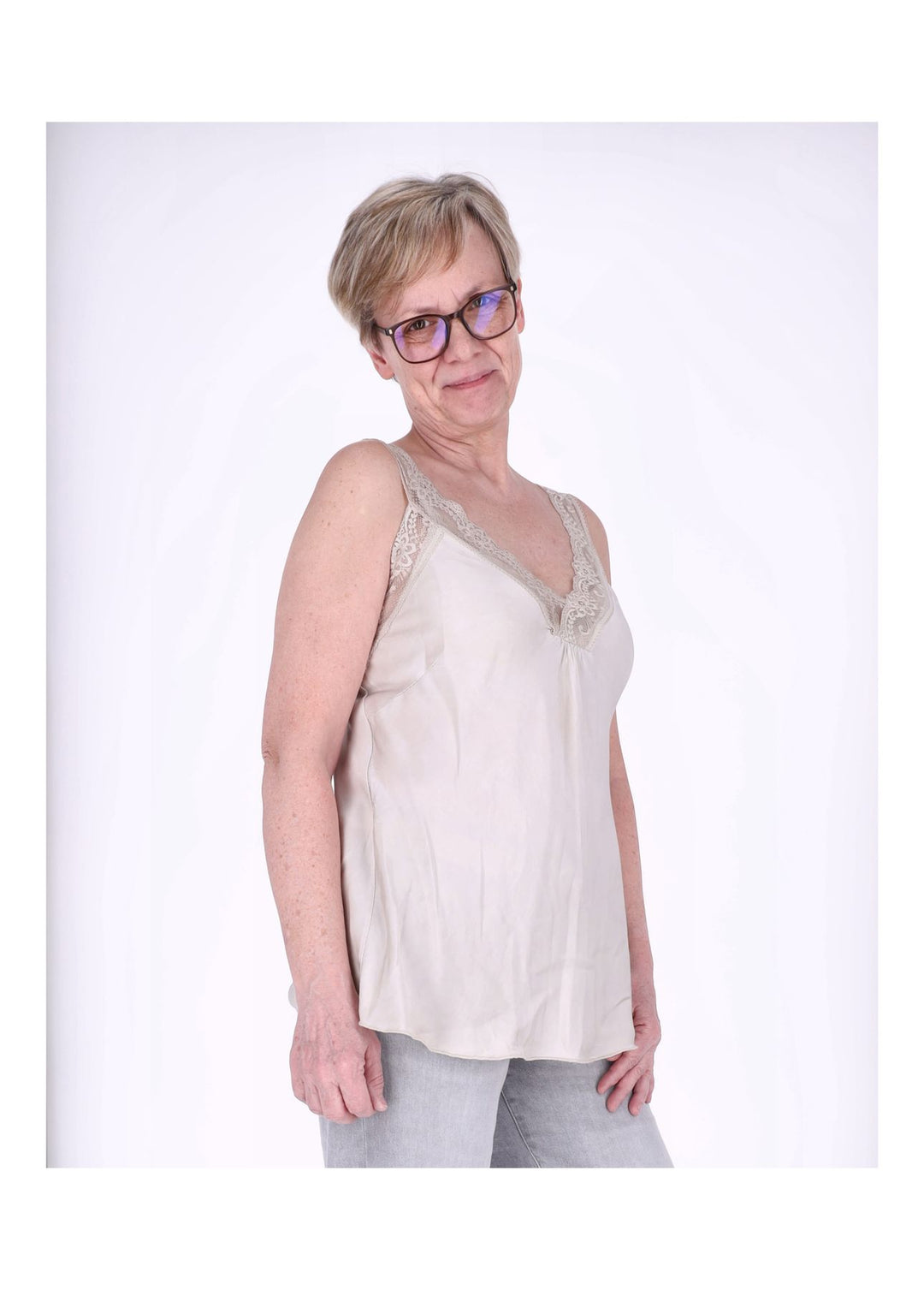 Splash of Color Damen-Top Viskose
