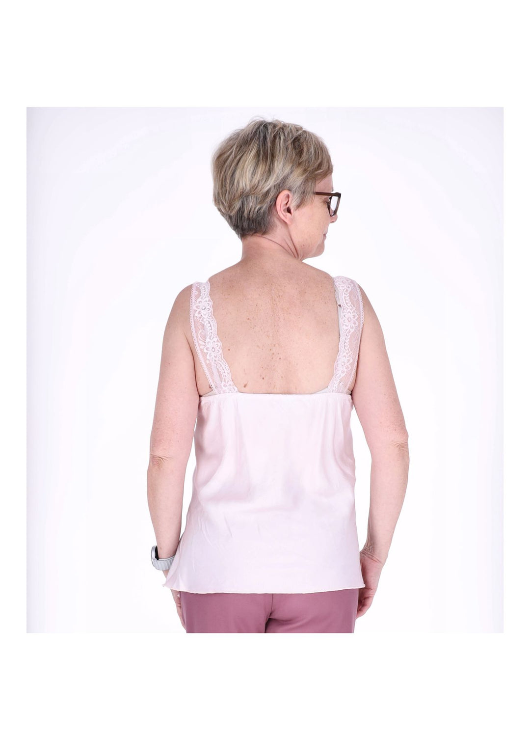 Top Damen Viscose Spitze