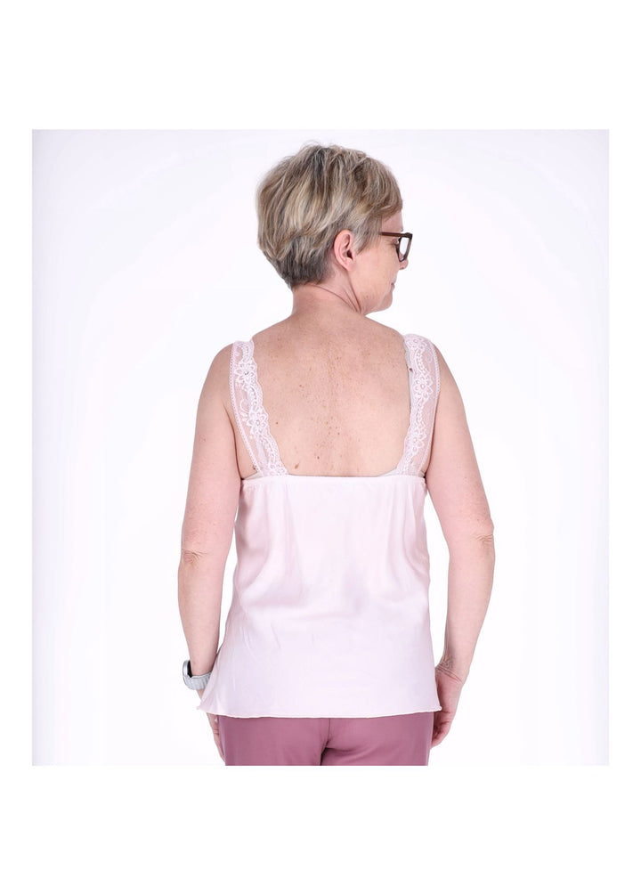 Top Damen Viscose Spitze