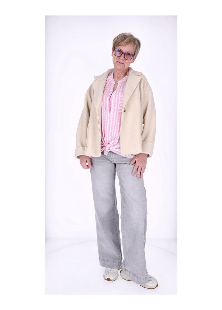 Jacke Damen Wolloptik