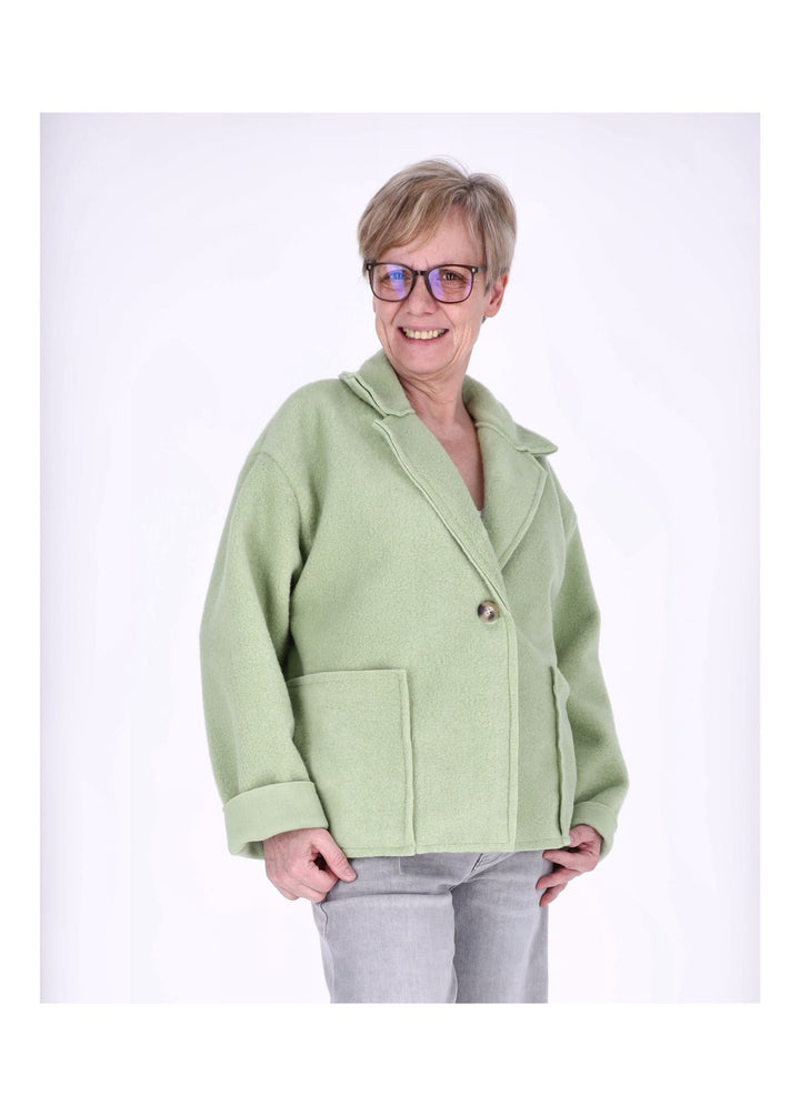 Jacke Damen Wolloptik