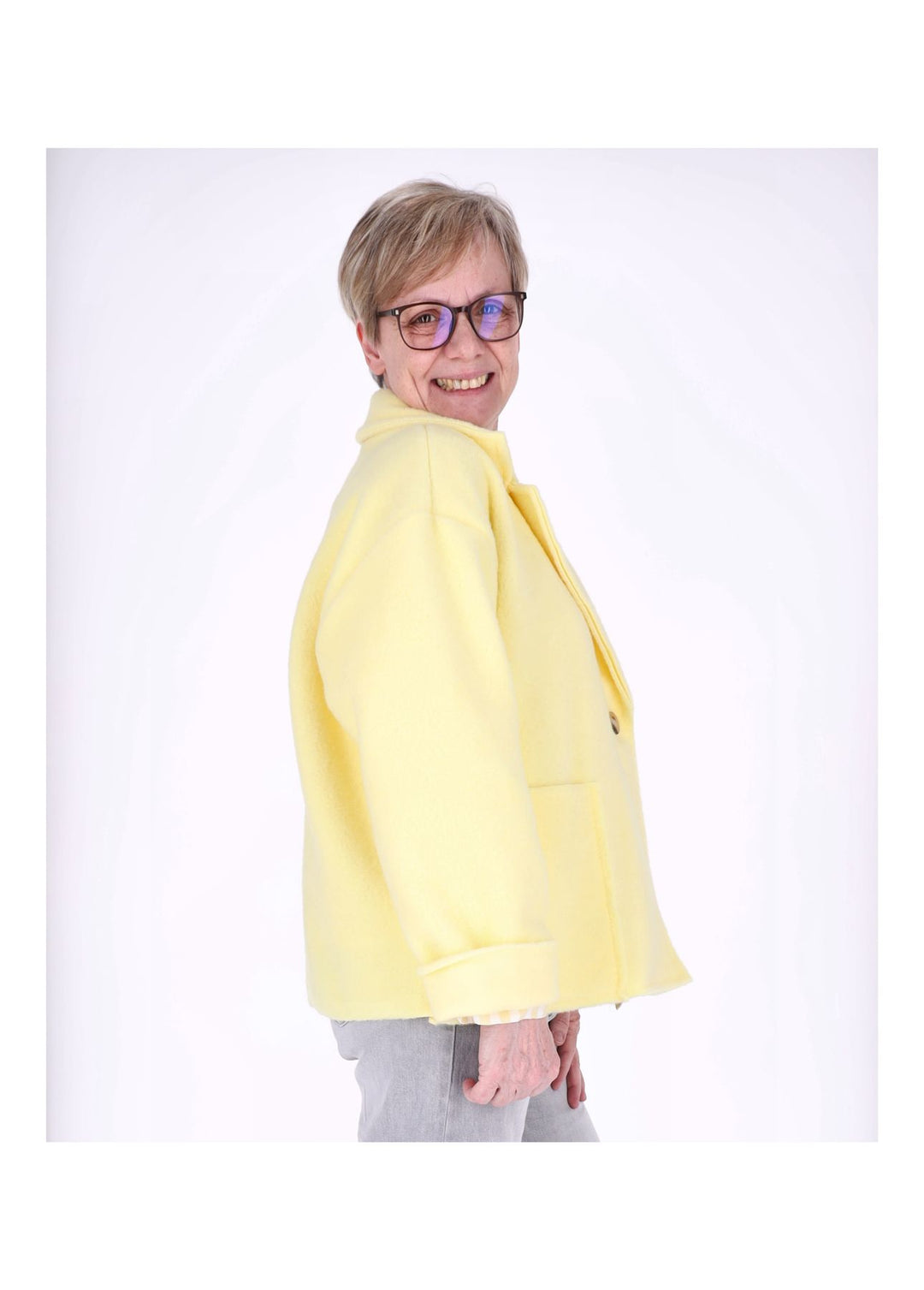 Jacke Damen Wolloptik