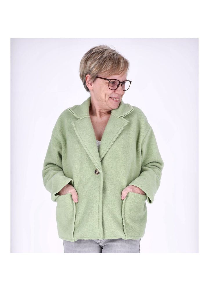 Jacke Damen Wolloptik