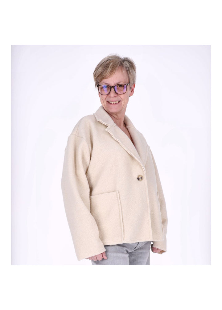 Jacke Damen Wolloptik