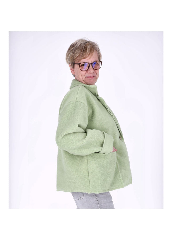 Jacke Damen Wolloptik