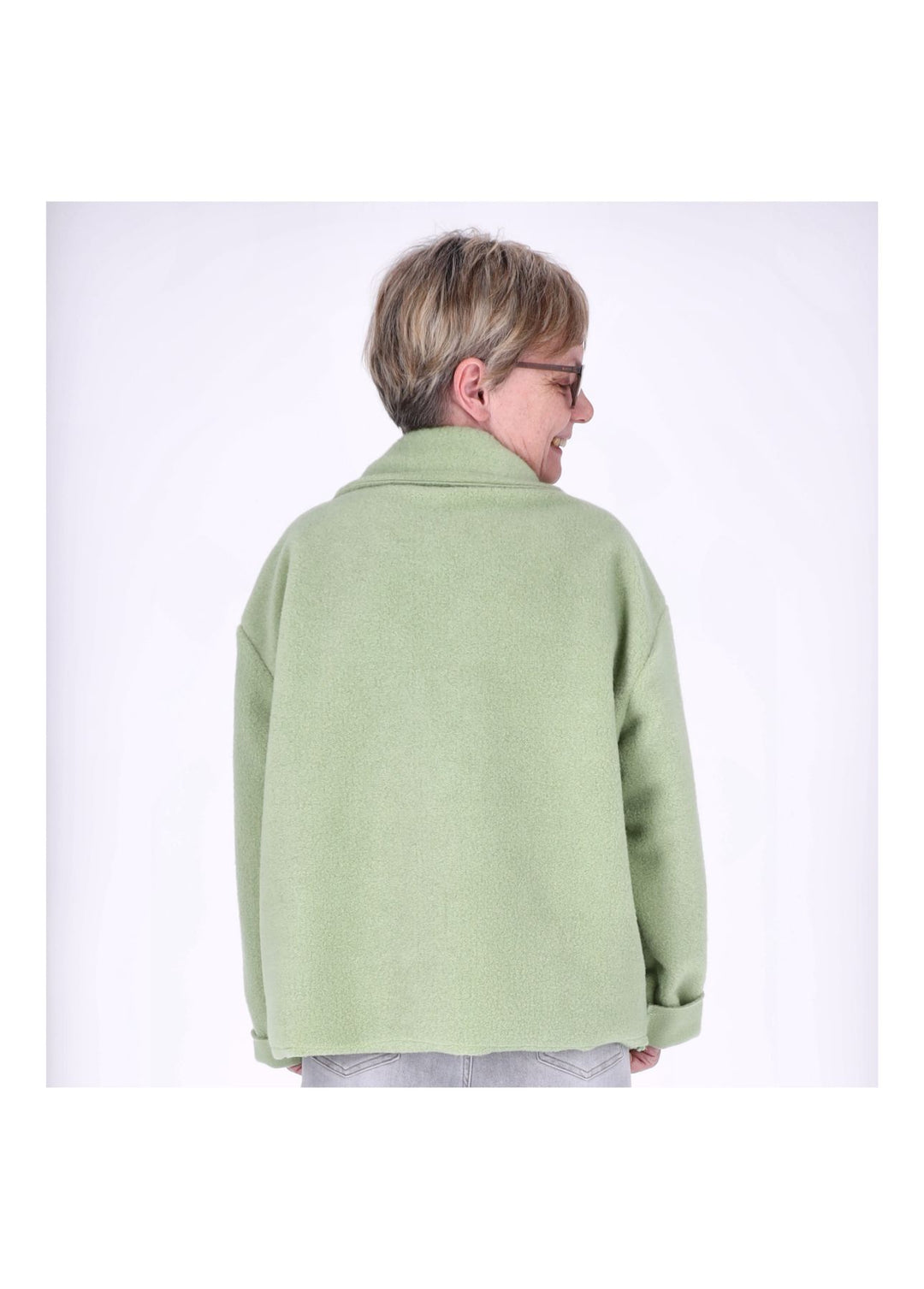 Jacke Damen Wolloptik