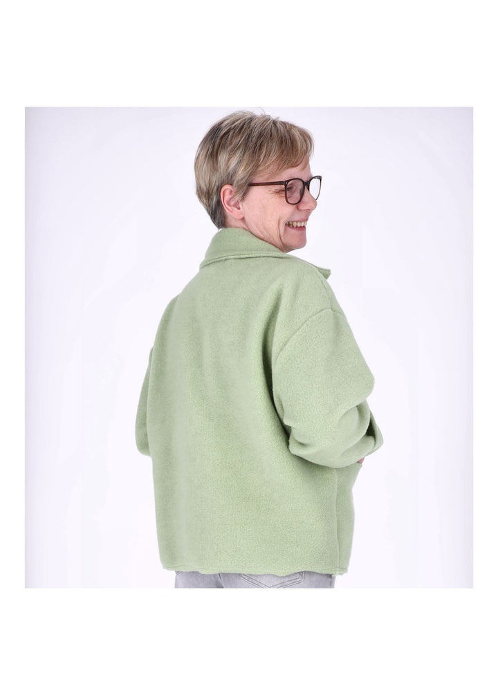 Jacke Damen Wolloptik