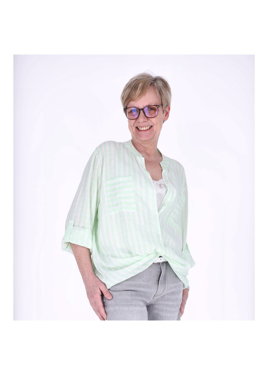 Bluse Damen Streifen