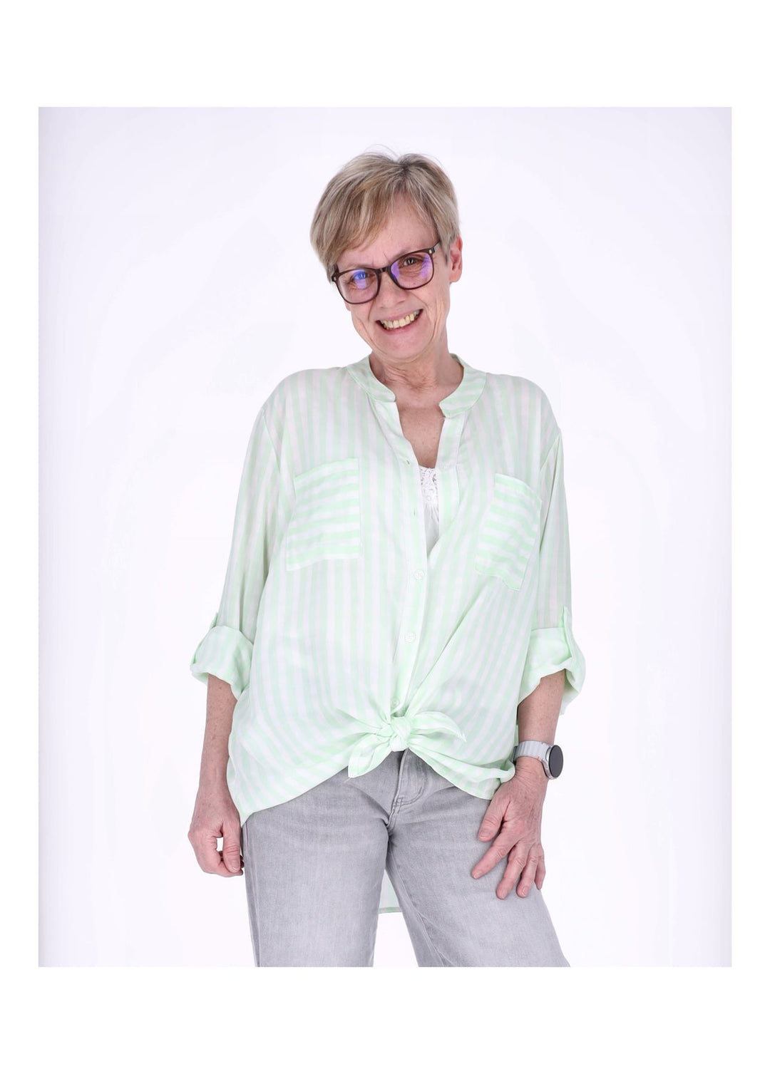 Bluse Damen Streifen