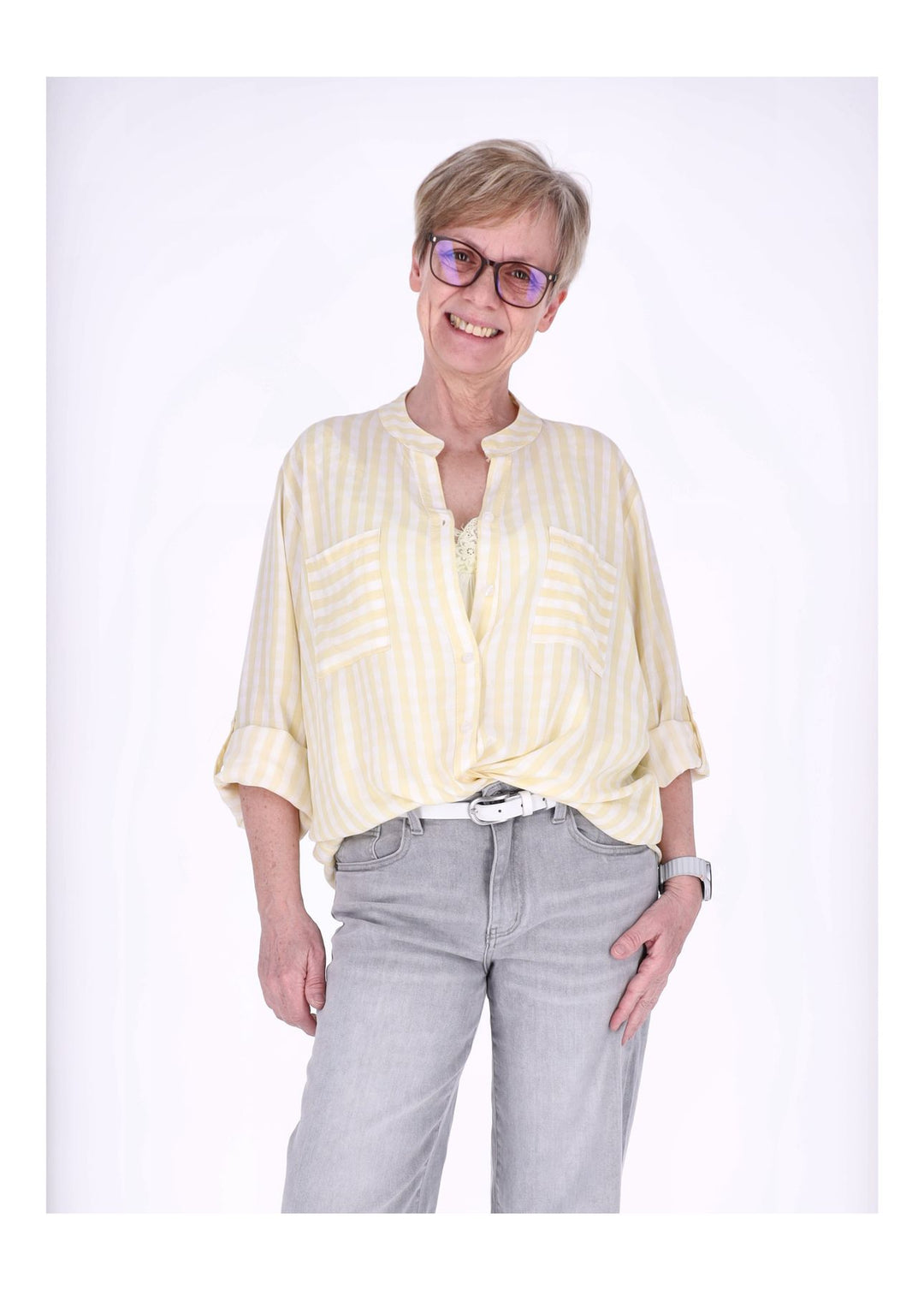 Bluse Damen Streifen